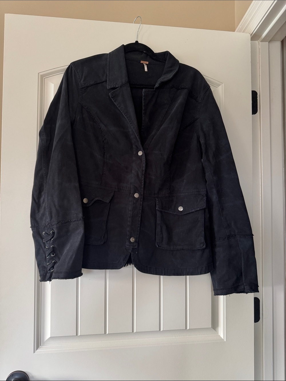 Free People Black Jacket